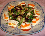 Foto del paso 6 de la receta: Ensalada completa con mozzarella y surimi