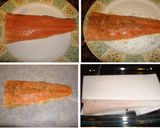 Foto del paso 1 de la receta: Ensalada de espinacas, salmón y kaki