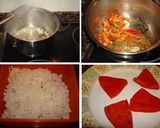 Foto del paso 1 de la receta: Pimientos del piquillo rellenos de arroz y gambas