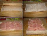 Foto del paso 2 de la receta: Canapés enrollados de jamón y queso a las finas hierbas