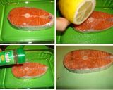 Foto del paso 1 de la receta: Salmón y caqui persimon en papillotte