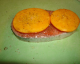 Foto del paso 3 de la receta: Salmón y caqui persimon en papillotte