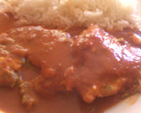 Foto del paso 5 de la receta: Tortas de camarón con nopales en salsa roja