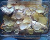 Foto del paso 4 de la receta: Pargo blanco horneado bañado en picadillo