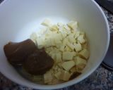Foto del paso 2 de la receta: Cuadraditos bombón de chocolate y dulce de leche