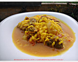 Foto del paso 1 de la receta: Arroz caldoso con marisco y verduras