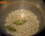 Foto del paso 4 de la receta: Alubias con calabacín, calabaza y calamares