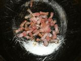 Arvejas salteadas con huevo