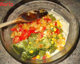 Foto del paso 4 de la receta: Flan de merluza con mijo y salsa de pimientos