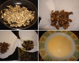 Foto del paso 3 de la receta: Tortilla de berenjena y champiñones