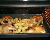 Foto del paso 3 de la receta: Picantones rellenos de jamón y dátiles