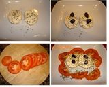 Foto del paso 3 de la receta: Huevos rellenos con queso de cabra
