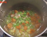 Foto del paso 6 de la receta: Albóndigas de bacalao y zanahoria con sopa de garbanzos y verdura
