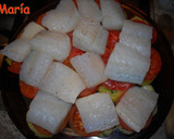 Foto del paso 4 de la receta: Bacalao con muselina de alioli y perejil