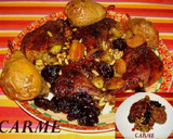 Foto del paso 9 de la receta: Pato confitado con frutos secos y peras
