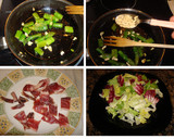 Foto del paso 2 de la receta: Ensalada de espárragos salteados e ibérico