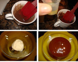 Foto del paso 1 de la receta: Copa de helado bañado de turrón de trufa caliente