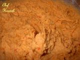 Puré de las tres raíces, patatas, boniatos y zanahoria