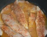Foto del paso 4 de la receta: Escalopines de cerdo ibérico con salsa de mandarinas y puré mixto