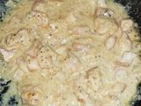Tallarines orientales con pollo y curry