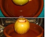Foto del paso 2 de la receta: Manzanas asadas rellenas de fresas y chocolate