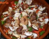 Foto del paso 2 de la receta: Salmón con setas y mijo