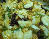 Foto del paso 3 de la receta: Bacalao con langostinos (ajoarriero)