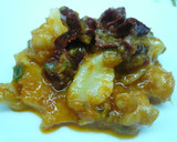 Foto del paso 4 de la receta: Bacalao con langostinos (ajoarriero)