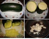 Foto del paso 1 de la receta: Calabacines rellenos de bacalao y palitos de mar