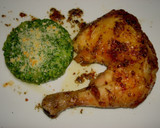 Foto del paso 7 de la receta: Muslos de pollo asados y brócoli gratinado