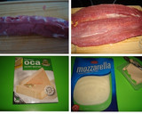 Foto del paso 1 de la receta: Solomillo relleno con mousse de oca y queso mozzarella