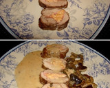 Foto del paso 7 de la receta: Solomillo relleno con mousse de oca y queso mozzarella