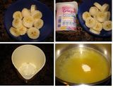 Foto del paso 1 de la receta: Flan de plátano y piña con frutas escarchadas