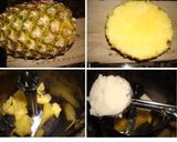 Foto del paso 1 de la receta: Sorbete de piña y limón al cava