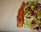 Foto del paso 7 de la receta: Filete de abadejo con verduras y ensalada