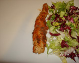 Foto del paso 7 de la receta: Filete de abadejo con verduras y ensalada