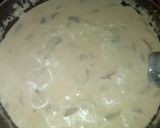 A picture of step 6 of Meatloaf with Mushroom Cream Sauce.