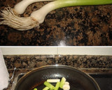 Foto del paso 1 de la receta: Chuletas de pavo con ajos tiernos