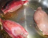 Foto del paso 6 de la receta: Calamares rellenos de ibérico, aceitunas y huevo