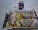 Foto del paso 3 de la receta: Codillos a la cerveza con lechón de patatas y cebolleta