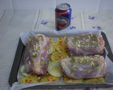 Foto del paso 3 de la receta: Codillos a la cerveza con lechón de patatas y cebolleta