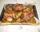 Foto del paso 5 de la receta: Codillos a la cerveza con lechón de patatas y cebolleta