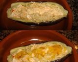 Foto del paso 3 de la receta: Berenjenas con queso de cabra, piñones y miel