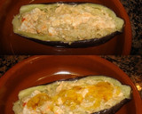 Foto del paso 3 de la receta: Berenjenas con queso de cabra, piñones y miel
