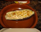 Foto del paso 5 de la receta: Berenjenas con queso de cabra, piñones y miel