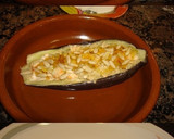Foto del paso 5 de la receta: Berenjenas con queso de cabra, piñones y miel