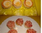 Foto del paso 2 de la receta: Vol-au-vent rellenos de queso de cabra y mermelada