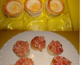 Foto del paso 2 de la receta: Vol-au-vent rellenos de queso de cabra y mermelada