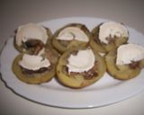 Foto del paso 2 de la receta: Patatas rellenas de setas y queso de cabra