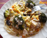 Foto del paso 5 de la receta: Espaguettis con ciruelas y salsa de anchoas